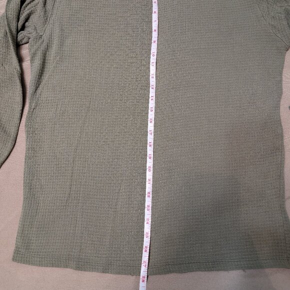 Marine Layer Box Waffle Crewneck - Sage - M/L - Picture 5 of 5